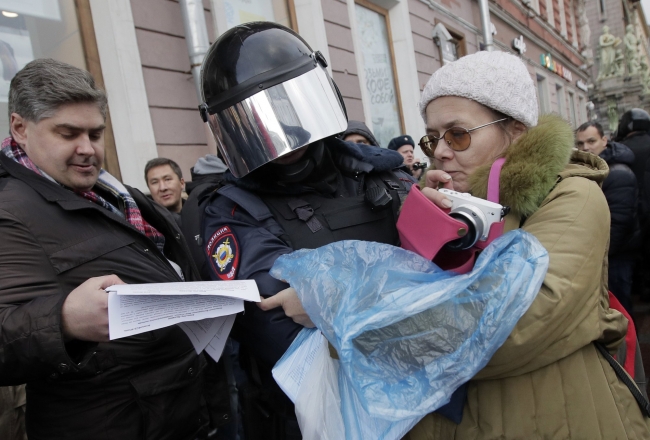 Rusya'daki protestolarda en az 50 kişi gözaltına alındı